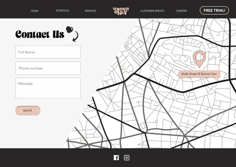 דף יצירת קשר